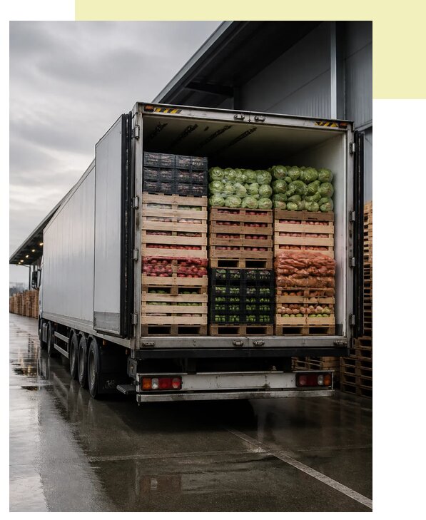 Перевозка плодоовощной продукции в Заинск по цене от 5085 р. | Агросервис-Знс