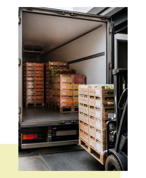 Перевозка сельхозпродукции на паллетах с доставкой в Заинск